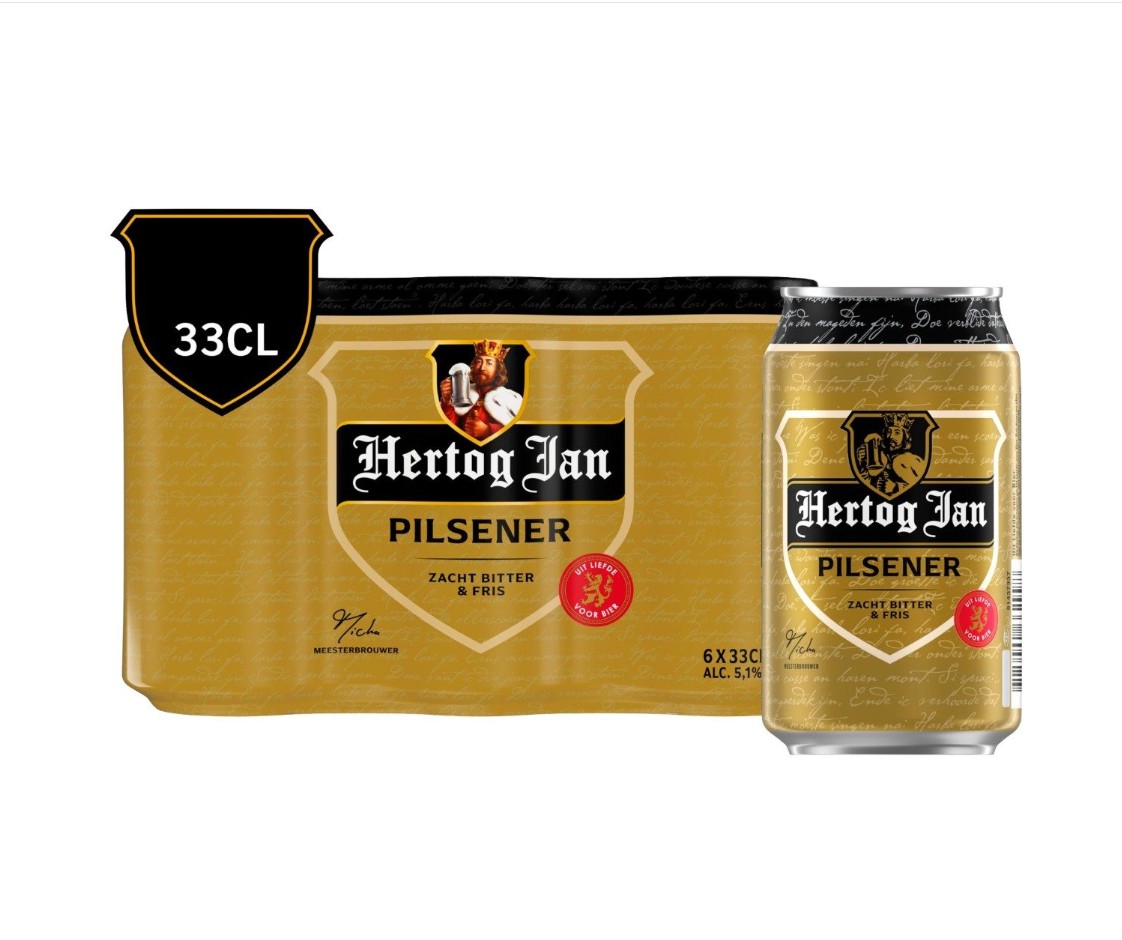 Hertog Jan Pilsener Blik 24x33cl